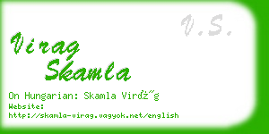 virag skamla business card